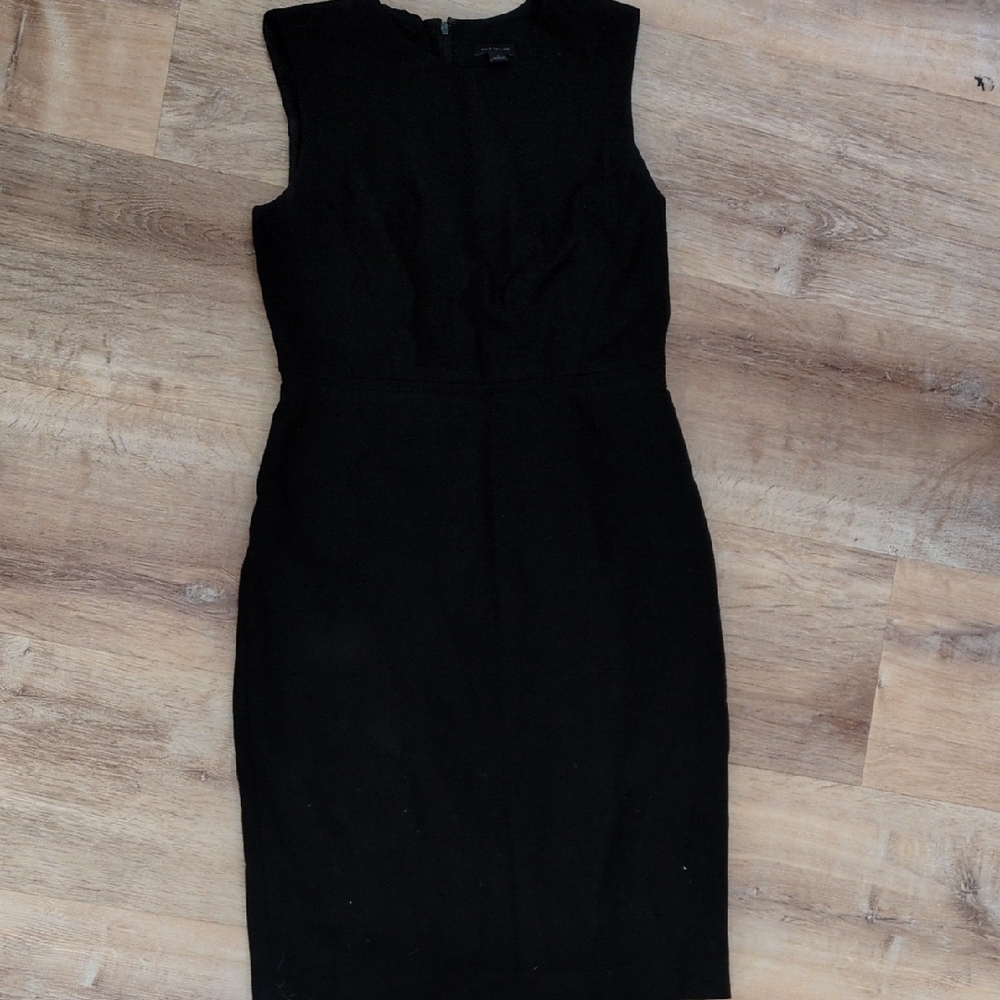 Ann Taylor Classic Black Midi Dress